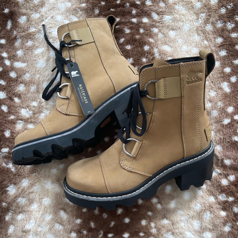 Sorel waterproof heeled boots